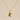 Jewelry wholesale Gold Plated 26 Capital Letter Crocodile Textured Pendant Necklace