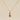 Jewelry wholesale Gold Plated 26 Capital Letter Crocodile Textured Pendant Necklace