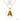 Jewelry wholesale Gold Plated 26 Capital Letter Crocodile Textured Pendant Necklace