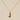 Jewelry wholesale Gold Plated 26 Capital Letter Crocodile Textured Pendant Necklace