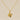 Jewelry wholesale Gold Plated 26 Capital Letter Crocodile Textured Pendant Necklace
