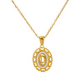 Jewelry wholesale Love Hollow Letter Stainless Steel Pendant Necklace