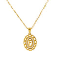 Jewelry wholesale Love Hollow Letter Stainless Steel Pendant Necklace