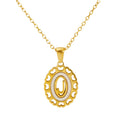 Jewelry wholesale Love Hollow Letter Stainless Steel Pendant Necklace