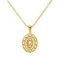 Jewelry wholesale Love Hollow Letter Stainless Steel Pendant Necklace