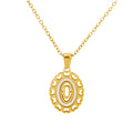 Jewelry wholesale Love Hollow Letter Stainless Steel Pendant Necklace