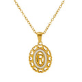 Jewelry wholesale Love Hollow Letter Stainless Steel Pendant Necklace