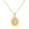 Jewelry wholesale Love Hollow Letter Stainless Steel Pendant Necklace
