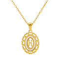 Jewelry wholesale Love Hollow Letter Stainless Steel Pendant Necklace