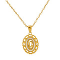 Jewelry wholesale Love Hollow Letter Stainless Steel Pendant Necklace