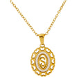 Jewelry wholesale Love Hollow Letter Stainless Steel Pendant Necklace