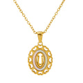 Jewelry wholesale Love Hollow Letter Stainless Steel Pendant Necklace
