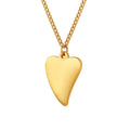 Jewelry wholesale Dainty Fine Jewelry Stainless Steel Irregular Heart Pendant Necklaces