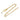 Jewelry wholesale Double Pearl 18K Gold Stainless Steel Pendant Necklace