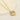 Jewelry wholesale Light Luxury Stainless Steel Goldtone Diamond Heart Pendant Necklace