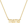 Jewelry wholesale MAMA Stainless Steel Alphabet Necklace