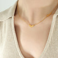 Jewelry wholesale New Arrival Rose Gold Plated Romantic Love Heart Pendant Necklaces