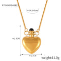 Jewelry wholesale New Arrival Stainless Steel Kettle Shape Heart Pendant Necklaces