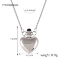 Jewelry wholesale New Arrival Stainless Steel Kettle Shape Heart Pendant Necklaces