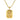 Jewelry wholesale Square Pendant 18K Personalized Pony Pattern Stainless Steel Necklace