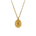 Jewelry wholesale Stainless Steel 18k Gold Durian Stainless Steel Necklace