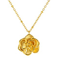 Jewelry wholesale Stainless Steel Rose Pendant Necklace