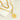 Jewelry wholesale Vintage 18k Gold Plated Double Disc Stainless Steel Necklace