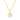 Jewelry wholesale 18K Gold Hexagonal Shell Letter Pendant Necklace