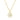 Jewelry wholesale 18K Gold Hexagonal Shell Letter Pendant Necklace