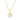 Jewelry wholesale 18K Gold Hexagonal Shell Letter Pendant Necklace