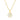 Jewelry wholesale 18K Gold Hexagonal Shell Letter Pendant Necklace