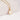 Jewelry wholesale 18K Gold Hexagonal Shell Letter Pendant Necklace