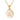 Jewelry wholesale 18K Gold Hexagonal Shell Letter Pendant Necklace