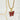 Jewelry wholesale Wholesale Red Butterfly Pendant Stainless Steel Necklace