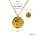 Jewelry wholesale Stainless Steel Anchor Vintage Snake Pendant Necklace