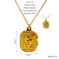Jewelry wholesale Stainless Steel Anchor Vintage Snake Pendant Necklace