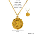 Jewelry wholesale Stainless Steel Anchor Vintage Snake Pendant Necklace