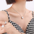 Jewelry wholesale Classic Fashion Jewelry Stainless Steel Large Heart Pedant Necklaces