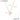 Jewelry wholesale Dainty Double Layer Flat Snake Chain Heart Zircon Pendant Necklaces