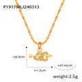 Jewelry wholesale New Arrival Zircon Heart Moon Umbrella Wings Cross Pendant Necklace