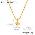 Jewelry wholesale New Arrival Zircon Heart Moon Umbrella Wings Cross Pendant Necklace
