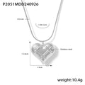 Jewelry wholesale New Arrival Jewelry Double Layer X Pattern Heart Pendant Beads Chain Necklaces