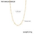 Jewelry wholesale New Arrival Jewelry Double Layer X Pattern Heart Pendant Beads Chain Necklaces