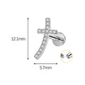 Jewelry wholesale G23 Titanium Claw Set CZ Lip Nose Piercing Jewelry
