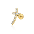 Jewelry wholesale G23 Titanium Claw Set CZ Lip Nose Piercing Jewelry