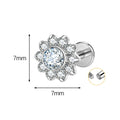 Jewelry wholesale Hypoallergenic Titanium Body Jewelry Studs for Lips Ears