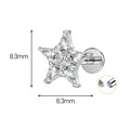 Jewelry wholesale Hypoallergenic Titanium Body Jewelry Studs for Lips Ears