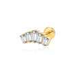 Jewelry wholesale ASTM F136 G23 Titanium Internal Thread Lip Ring Nose Piercing