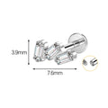 Jewelry wholesale ASTM F136 G23 Titanium Internal Thread Lip Ring Nose Piercing
