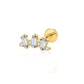 Jewelry wholesale ASTM F136 G23 Titanium Internal Thread Lip Ring Nose Piercing